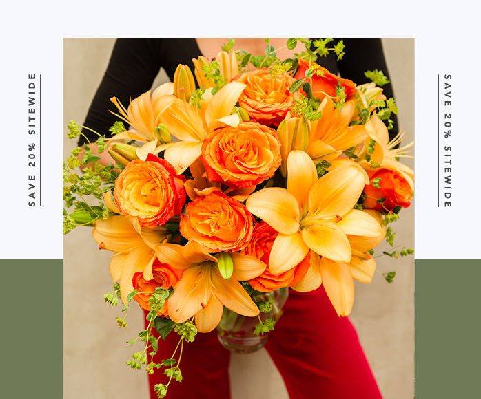 Fiery Lily and Rose