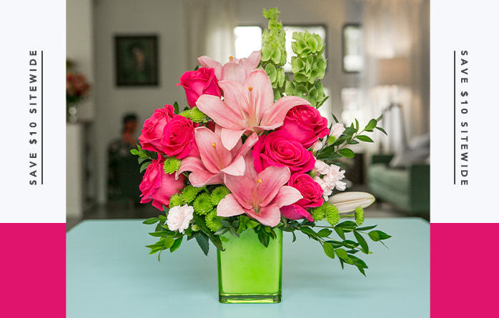 Teleflora's In Love With Lime Bouquet