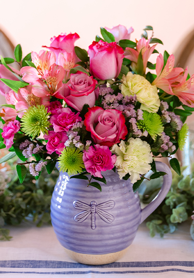 Teleflora's Whimsical Drangonfly Bouquet