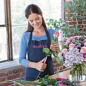 100% LOCAL FLORIST-ARRANGED BOUQUETS