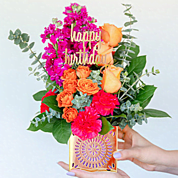 Send Teleflora's Birthday Sparkle Bouquet