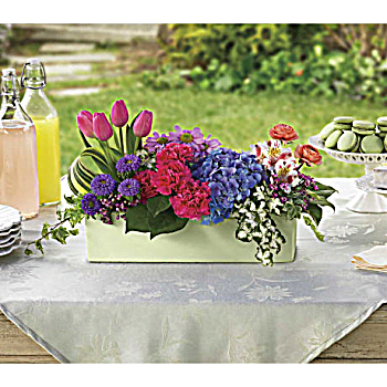Centros de mesa florales y arreglos de mesa