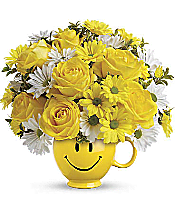 Teleflora's Be Happy® Bouquet with Roses