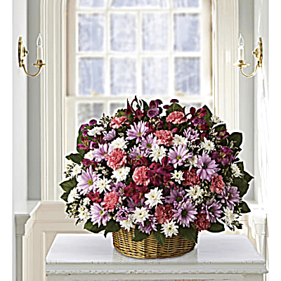 Rainbow Reflections Basket