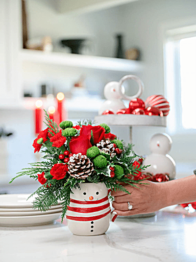 Teleflora's Send A Hug® Sweet Frosty Bouquet