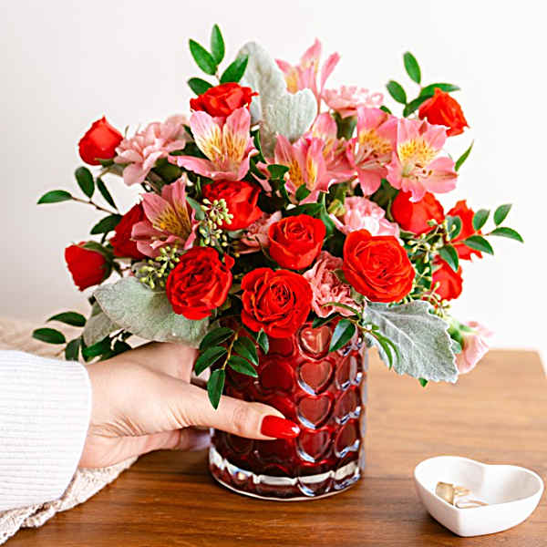 Teleflora's Send A Hug Reindeer Wish Bouquet