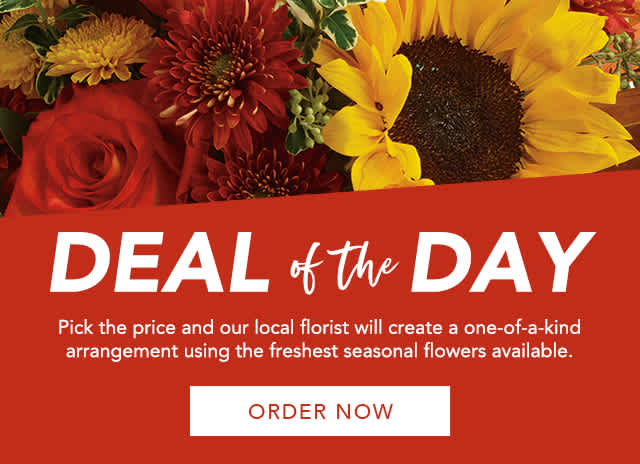 Deal of the Day - Seasonal fresh flowers at a special price