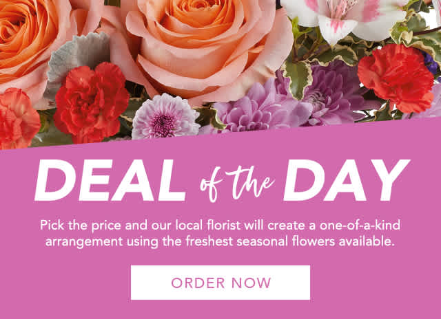 Deal of the Day - Seasonal fresh flowers at a special price