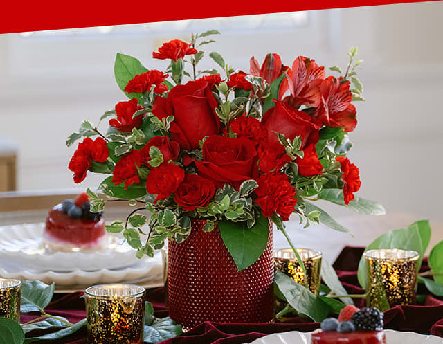 Teleflora's Radiant Crimson Bouquet