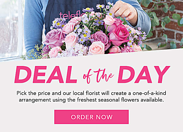 Affaire du jour - fleurs fraîches saisonnières à un prix spécial