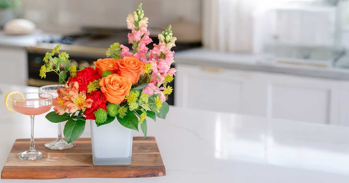 Teleflora's Citrus Sunset Bouquet