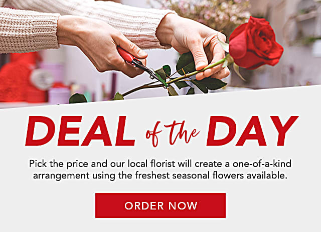 Offre du jour - Fleurs fraîches saisonnières à un prix spécial