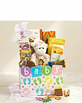 Baby Girl Gift Basket
