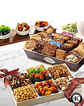 Deluxe Sympathy Bakery & Dried Fruit Duo