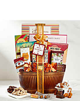 Grand Gourmet Valentines Day Gift Basket