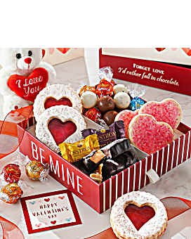 Valentines Day Chocolate & Cookies Box
