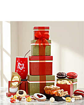 Valentines Day Bakery Gift Tower