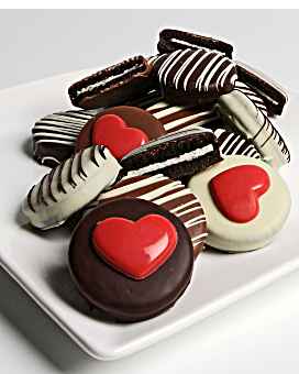 Heart Classic Belgian Chocolate Oreo Cookies
