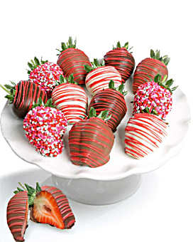 Valentine's Day Belgian Chocolate Covered Strawberries