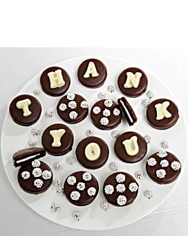 THANK YOU Belgian Chocolate Sandwich Cookies