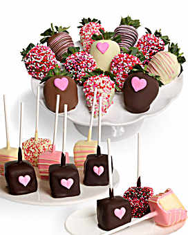 Mother's Day Chocolate Strawberries & Mini-Cheesecakes - 22pc