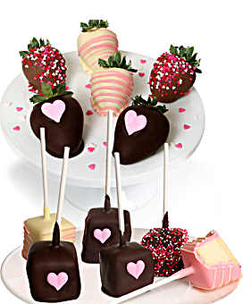 Mother's Day Chocolate Covered Strawberries & Mini-Cheesecakes