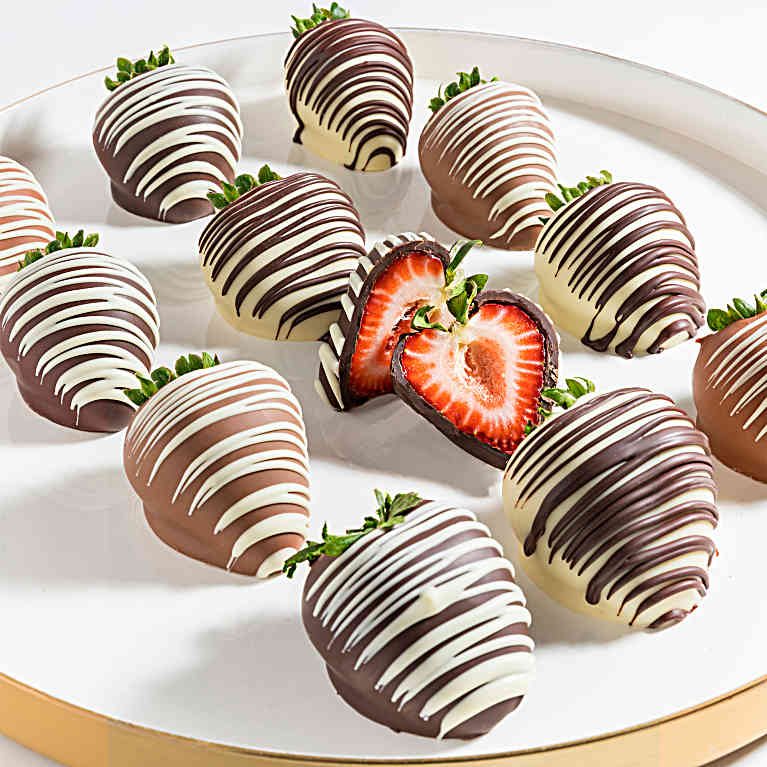 Classic Belgian Chocolate Covered Strawberries