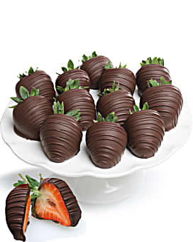Belgian Dark Chocolate Covered Strawberries