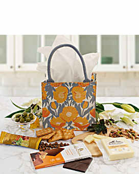 Poppin' Poppies Cheese & Crackers Gift Tote