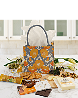 Poppin' Poppies Cheese & Crackers Gift Tote