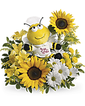 Teleflora's Bee Well Bouquet Flower Arrangement