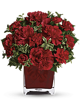 Red , Carnations , Precious Love Bouquet , Same Day Flower Delivery , Teleflora Flowers Near Me