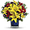 Teleflora's Blue Caribbean Bouquet