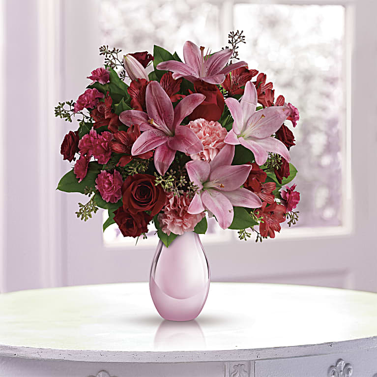 Roses and Pearls Bouquet