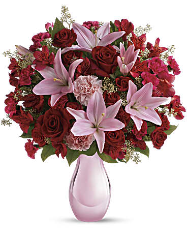 Teleflora's Roses and Pearls Bouquet - Teleflora