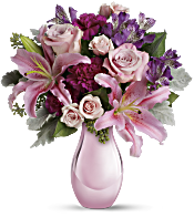 Enchanting Pinks by Teleflora Flowers