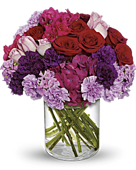 Flower Delivery By Teleflora, Red, Mixed Bouquets, Roman Holiday Bouquet, Mother's Day Flower Arrangements