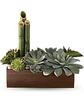 Teleflora's Peaceful Zen Garden Flower Arrangement