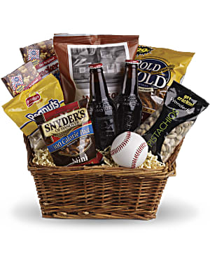 Send a basket full of snacks and drinks