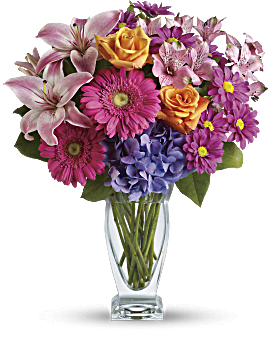 Bouquet Vœux merveilleux par Teleflora
