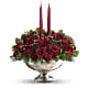 Mercury Glass Bowl Bouquet