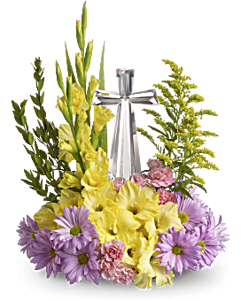 Teleflora's Crystal Cross Bouquet