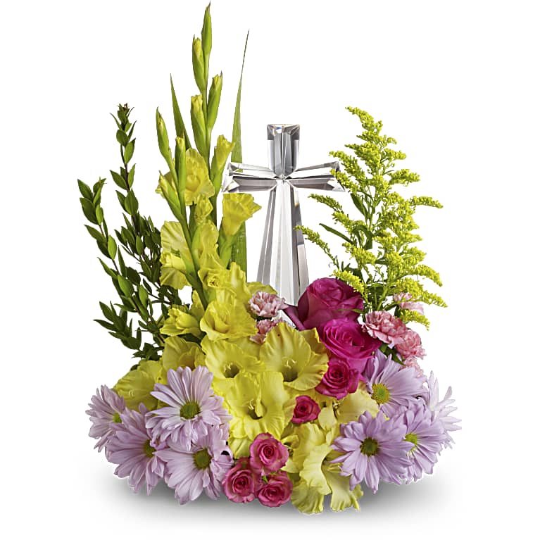 Crystal Cross Bouquet