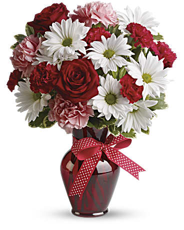 Hugs and Kisses Bouquet with Red Roses - Teleflora