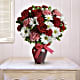 Hugs and Kisses Bouquet with Red Roses