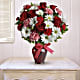 Hugs and Kisses Bouquet with Red Roses