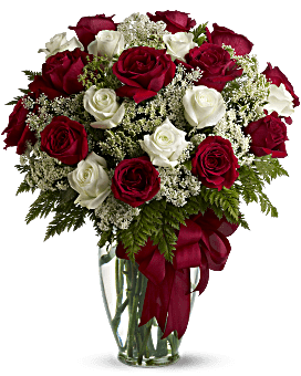 The FTD® Red Romance™ Rose Bouquet - Send to Tuscola, IL Today!