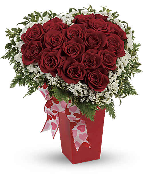 White | Roses | Heart And Soul Bouquet | Same Day Flower Delivery by Teleflora
