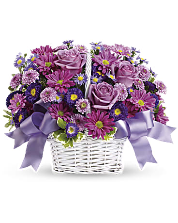 Daisy Daydreams Basket Arrangement - Teleflora