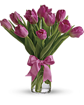 Bouquet Charmantes tulipes roses